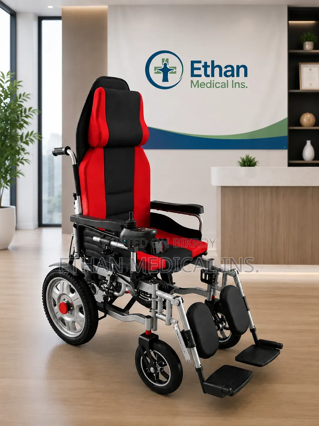 High-Back Electric Wheelchair