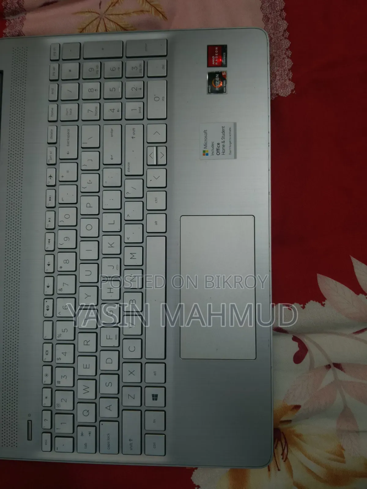 Laptop HP 15s 16GB AMD Ryzen 5 SSD 512GB