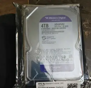 Western Digital Wd40purx 4tb Purple Surveillance HDD