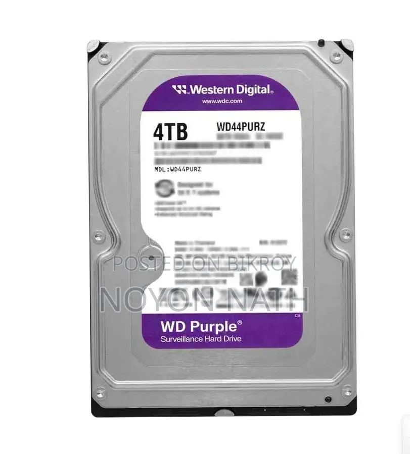 Western Digital Wd40purx 4tb Purple Surveillance HDD