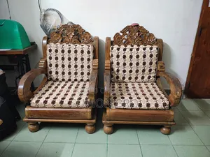 Teak Wood Sofa Set (5 Piece Set)