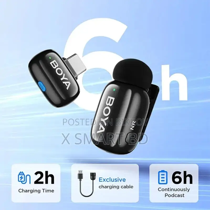 Boya Mini-17 Tiniest Wireless Microphone for Type C Device's