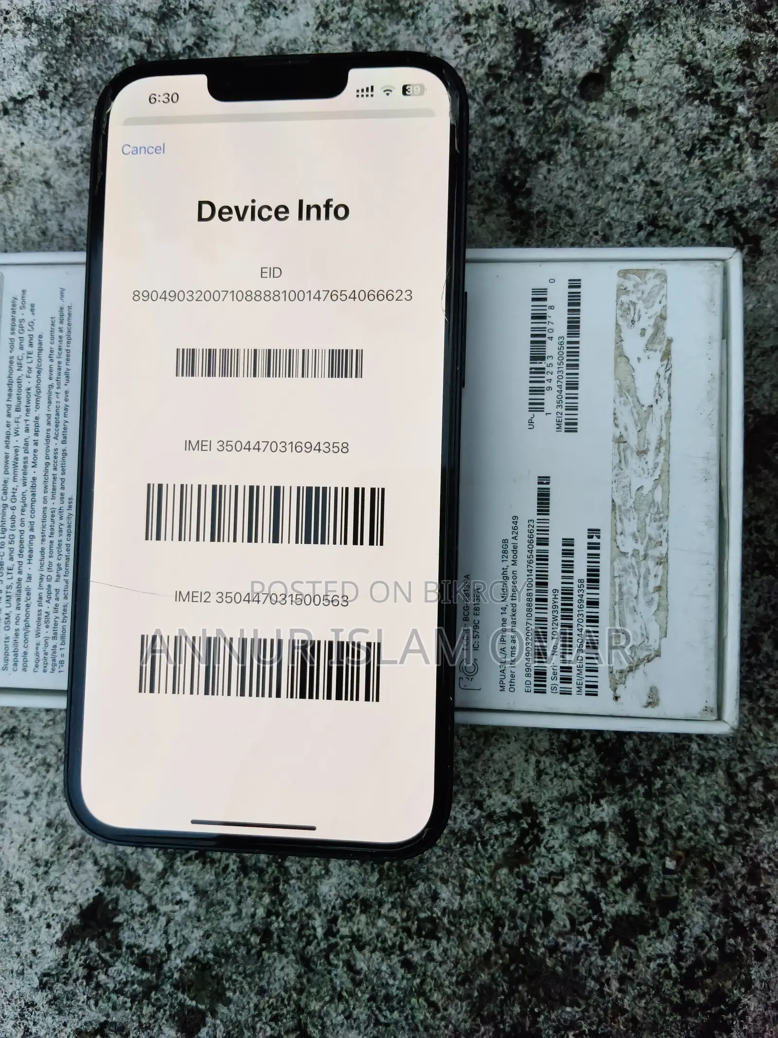 Apple iPhone 14 128 GB Blue