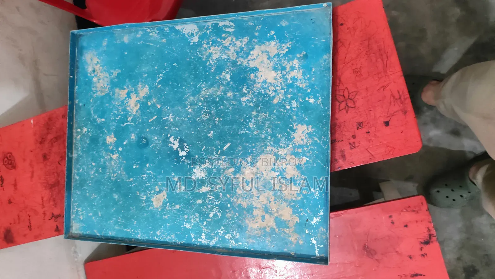 কবুতরের খাঁচার টিনের ট্রে ২৪/১৮ সাইজ ৫০ পিস