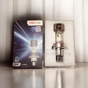 M8 White Color Motorcycle Headlight Bulbs 12v H4 Hi Lo Beam Moto