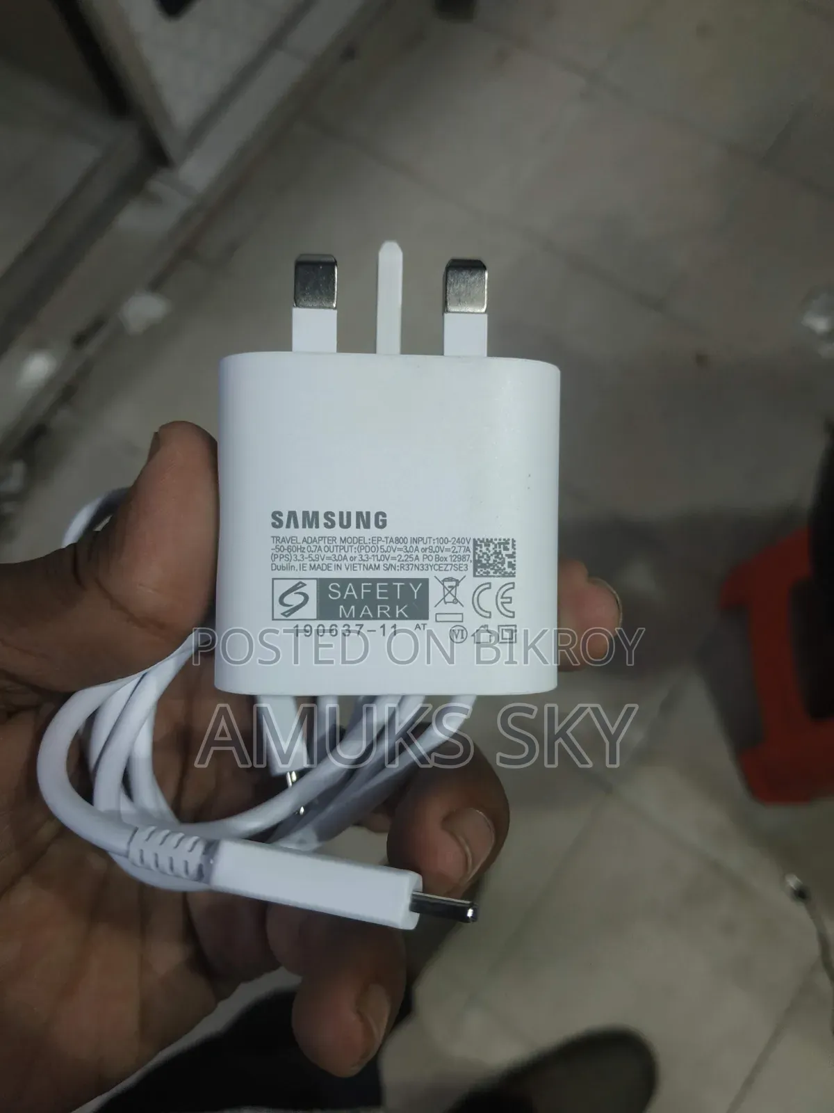 Samsung A55 5G Phone Used 25W Super Fast Charger for Sale