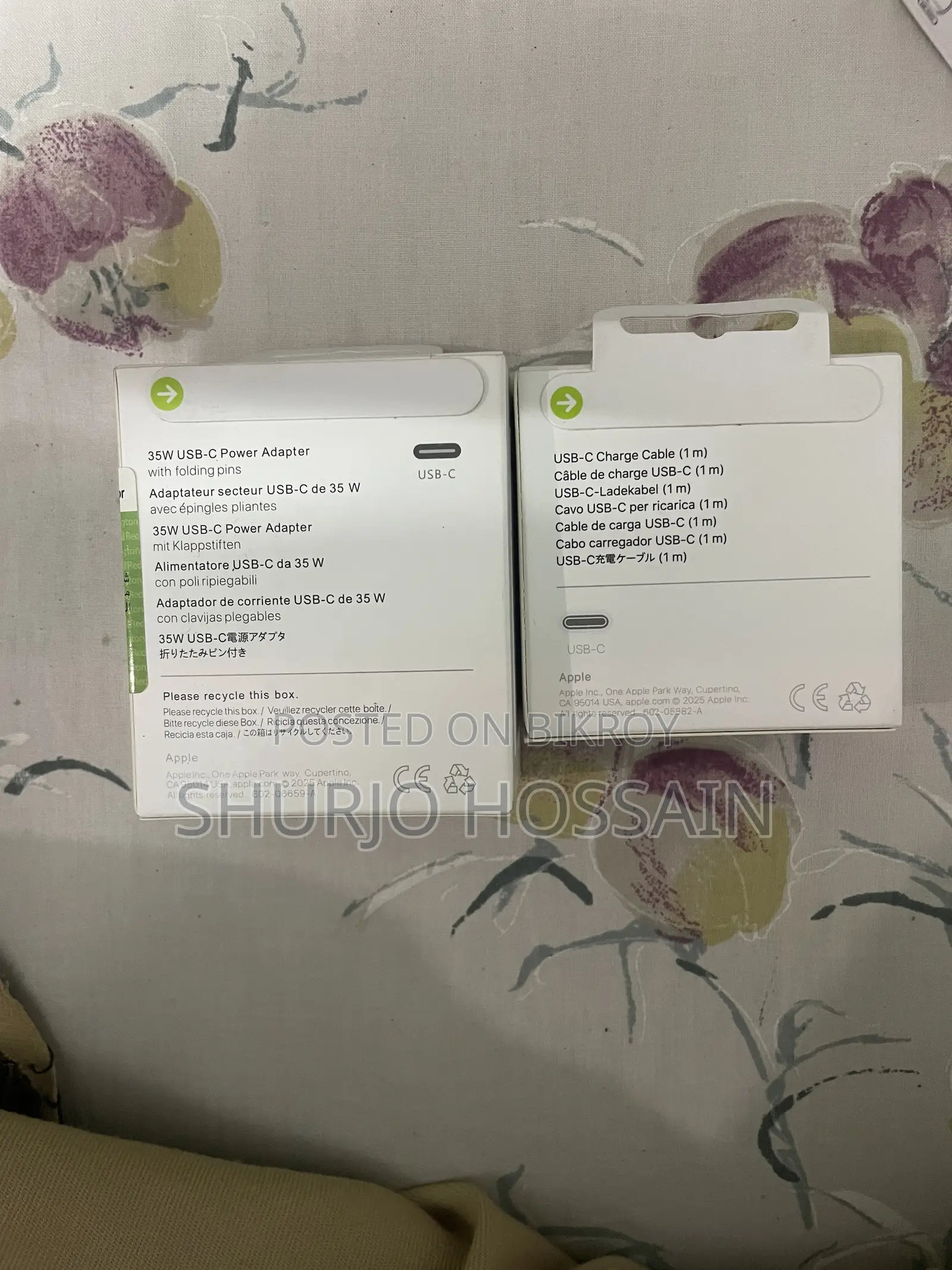 iPhone 16 17 Max Apple 35w Power Charger