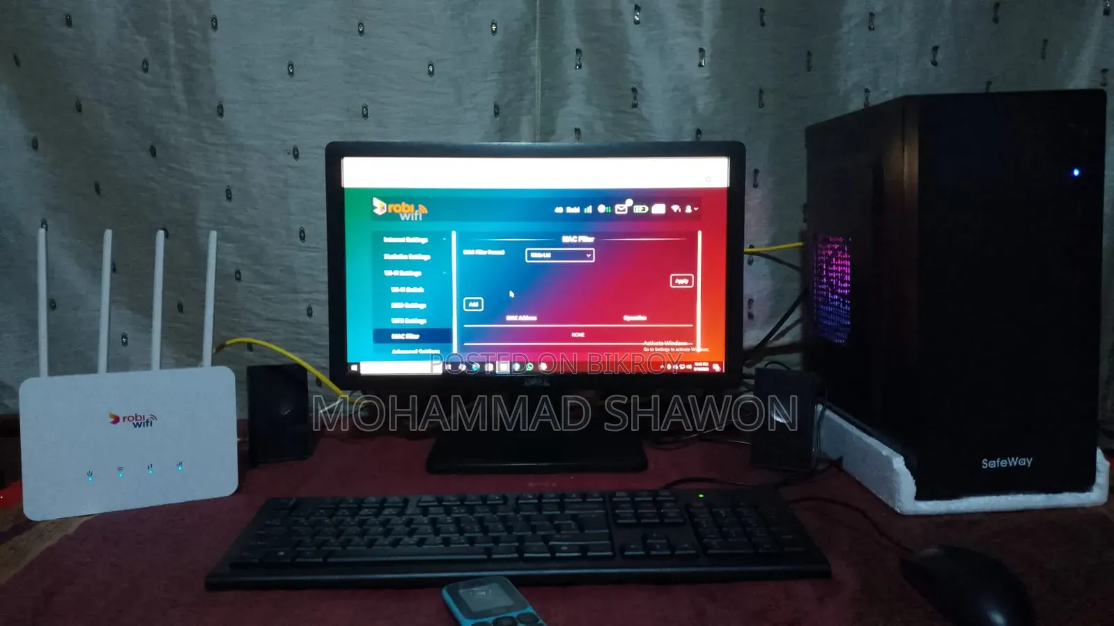 New Desktop Computer 8GB Intel Core i5 HDD+SSD 256GB