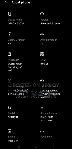 Oppo A5 64 GB
