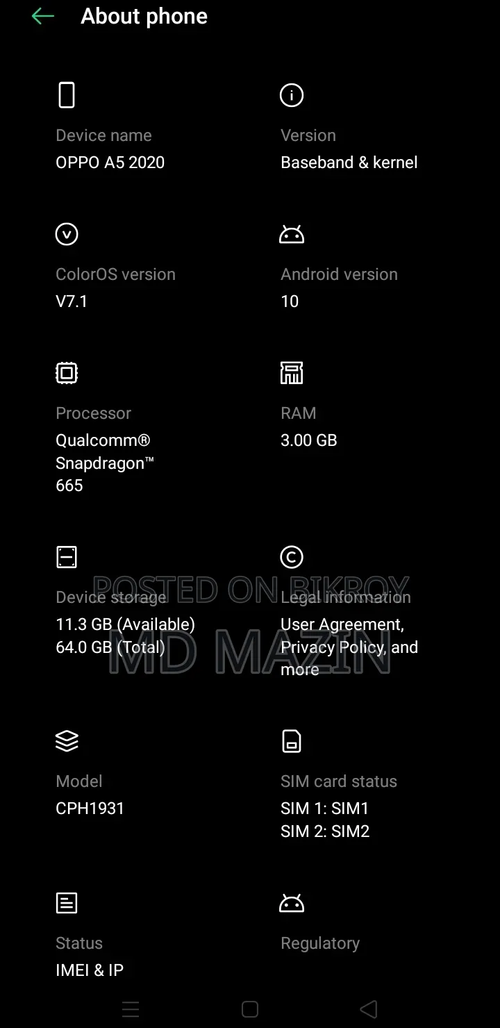 Oppo A5 64 GB