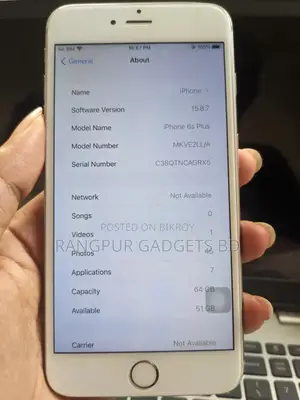 Apple iPhone 6s Plus 64 GB Silver