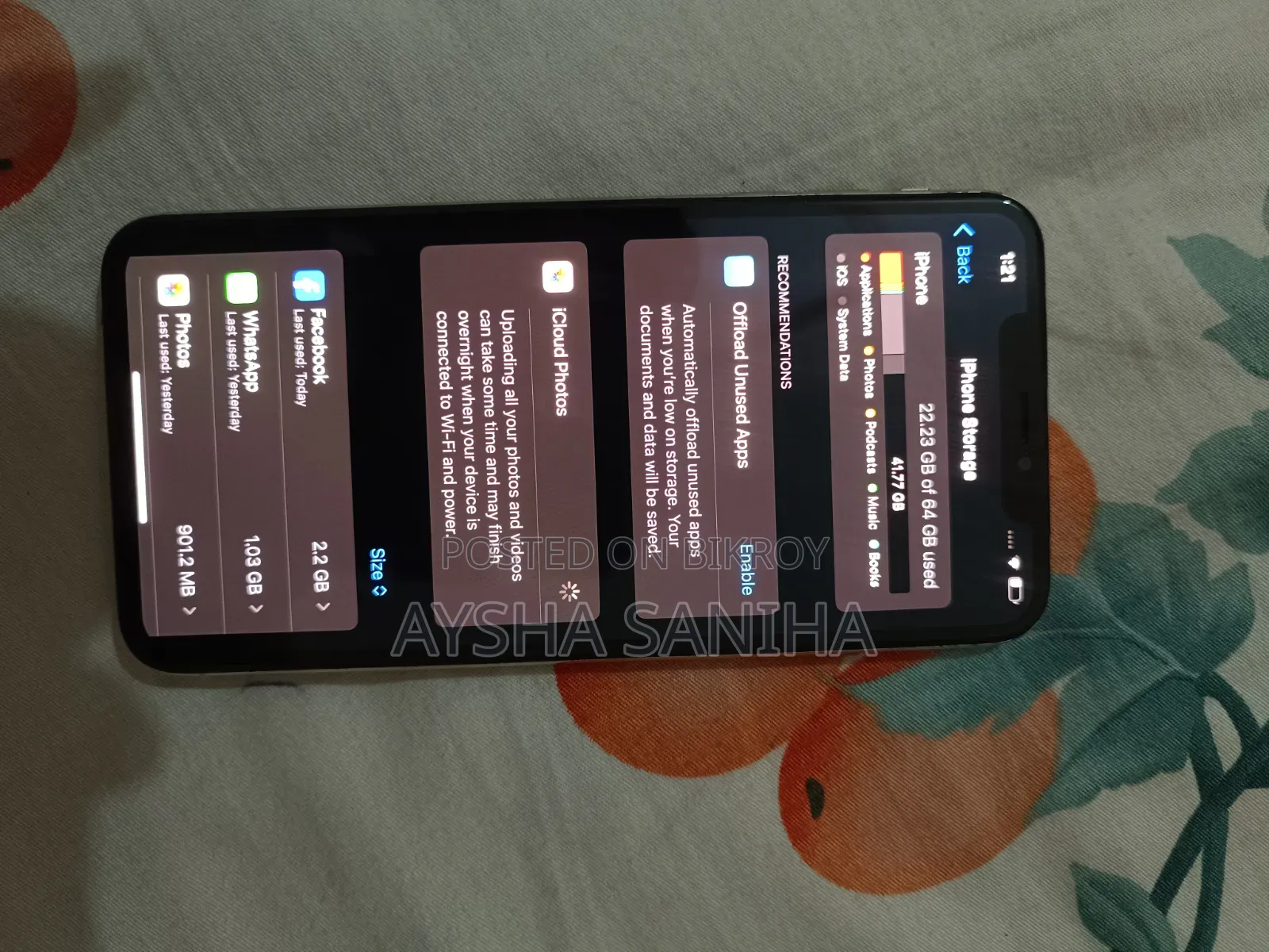 Apple iPhone XS Max 64 GB সাদা