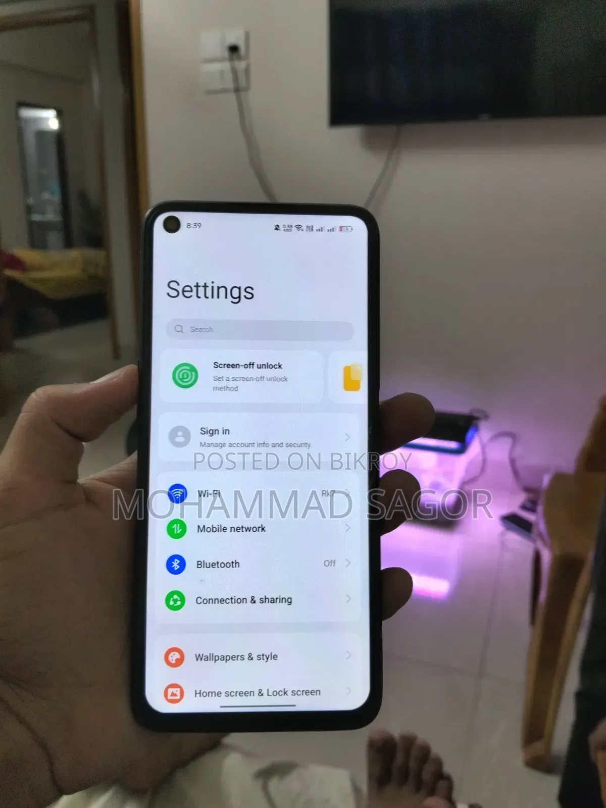Oppo A76 128 GB Black