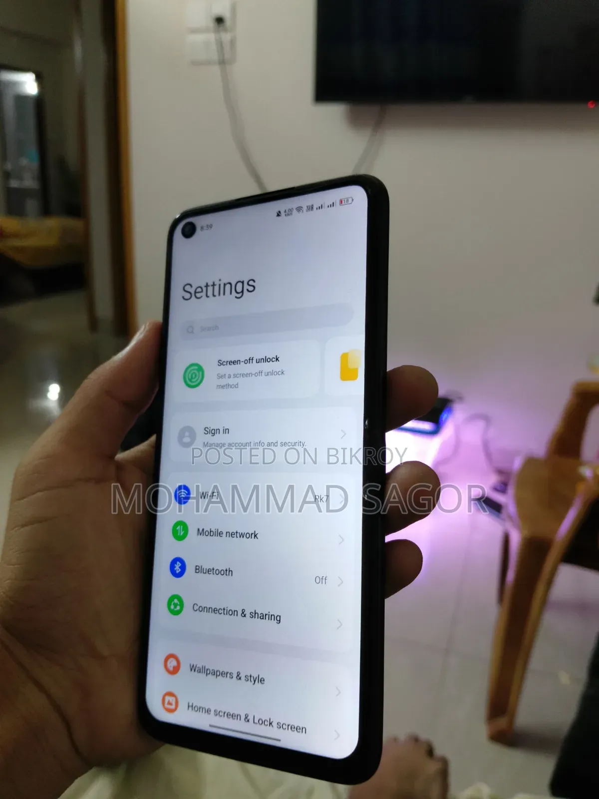 Oppo A76 128 GB Black
