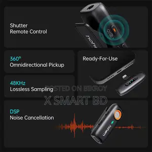Hohem Mic-01 (1tx+1rx) অ্যান্ড্রয়েডের জন্য মাইক্রোফোন