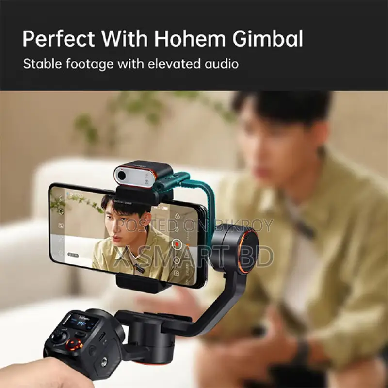 Hohem Mic-01 (1tx+1rx) অ্যান্ড্রয়েডের জন্য মাইক্রোফোন