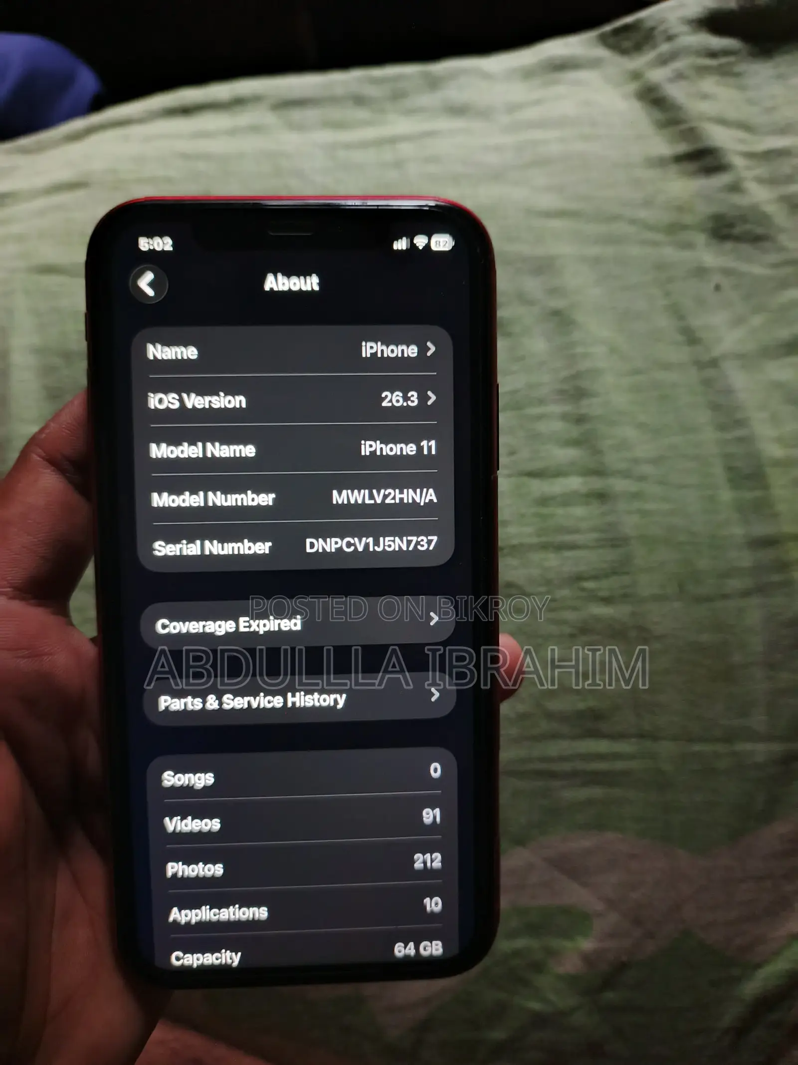 Apple iPhone 11 64 GB Red