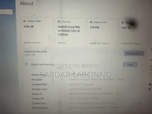 Laptop Dell 4GB Intel Core I3 SSHD+SSD 1T