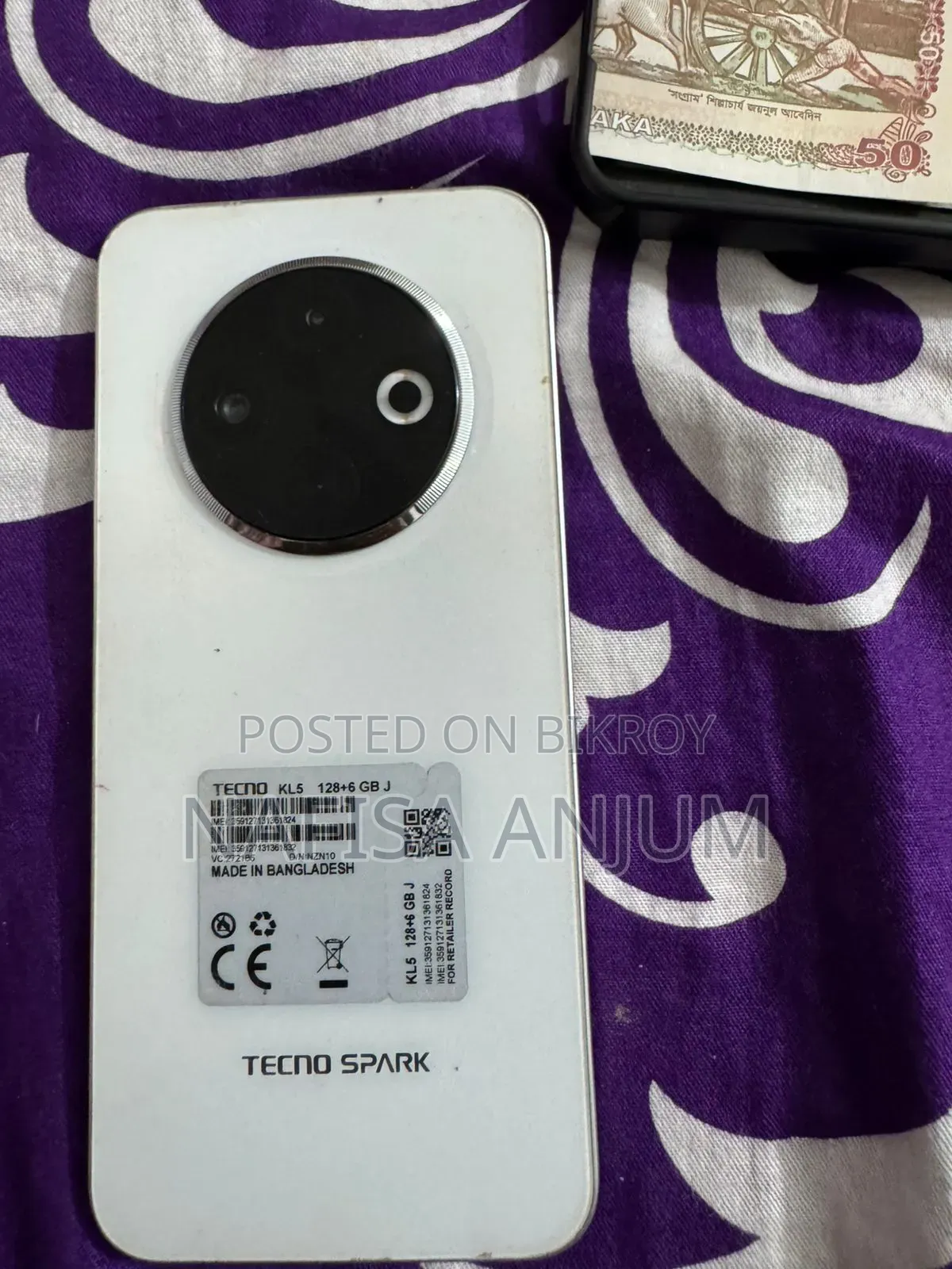 Tecno Spark 30C 128 GB White
