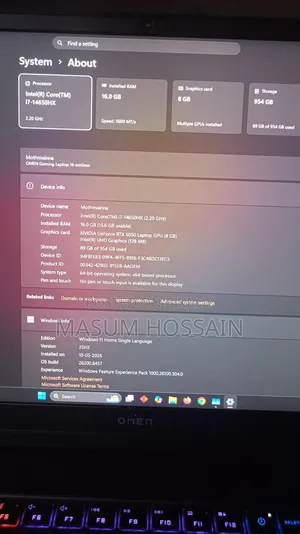 New Laptop HP Omen Max 16 16GB Intel Core I7 SSD 1TB