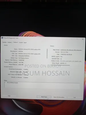 New Laptop HP Omen Max 16 16GB Intel Core I7 SSD 1TB