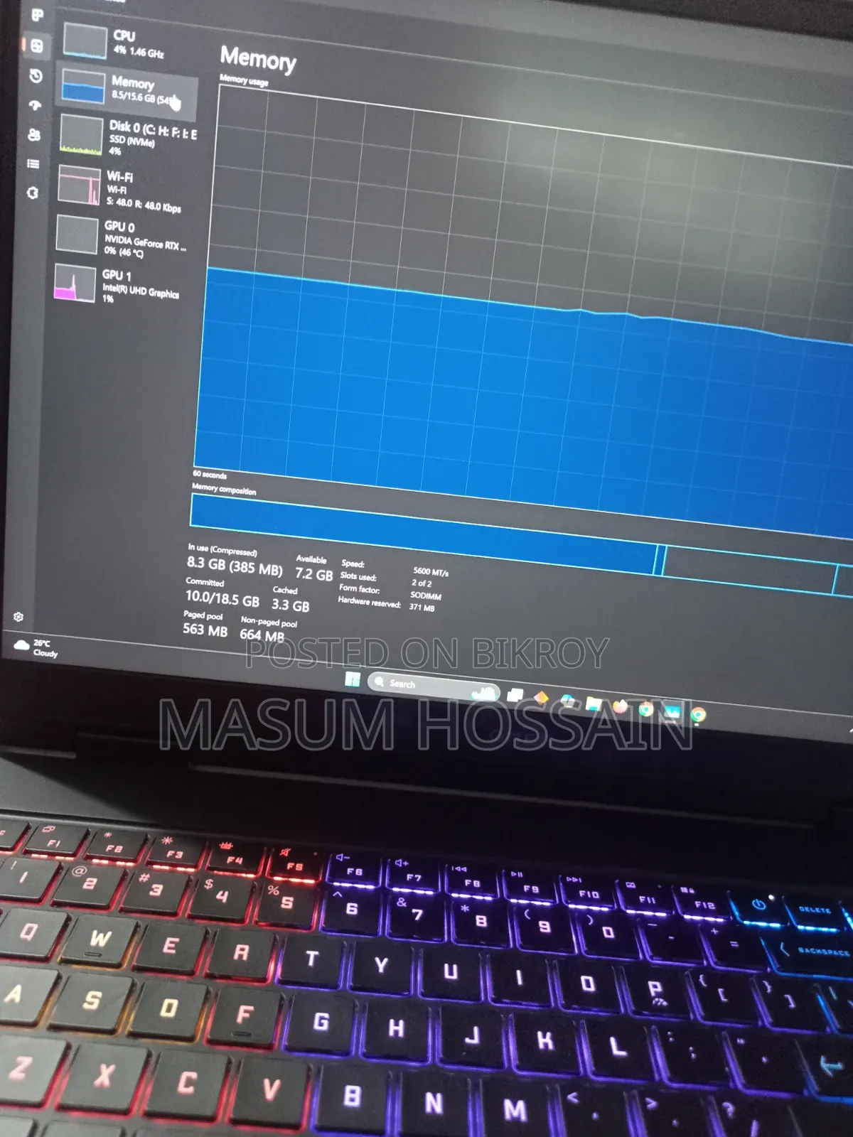 New Laptop HP Omen Max 16 16GB Intel Core I7 SSD 1TB