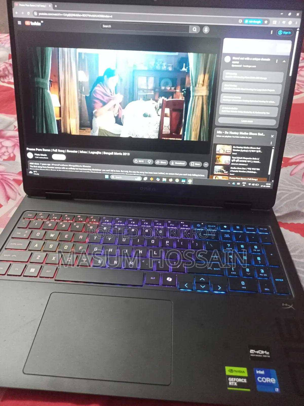 New Laptop HP Omen Max 16 16GB Intel Core I7 SSD 1TB