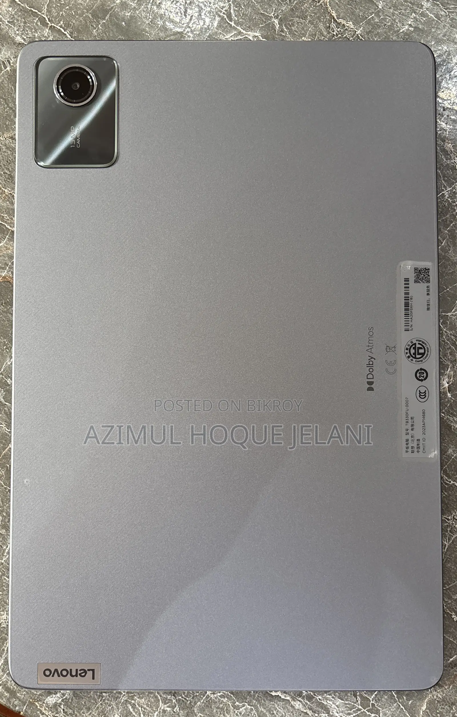 Lenovo Tab 128 GB Black