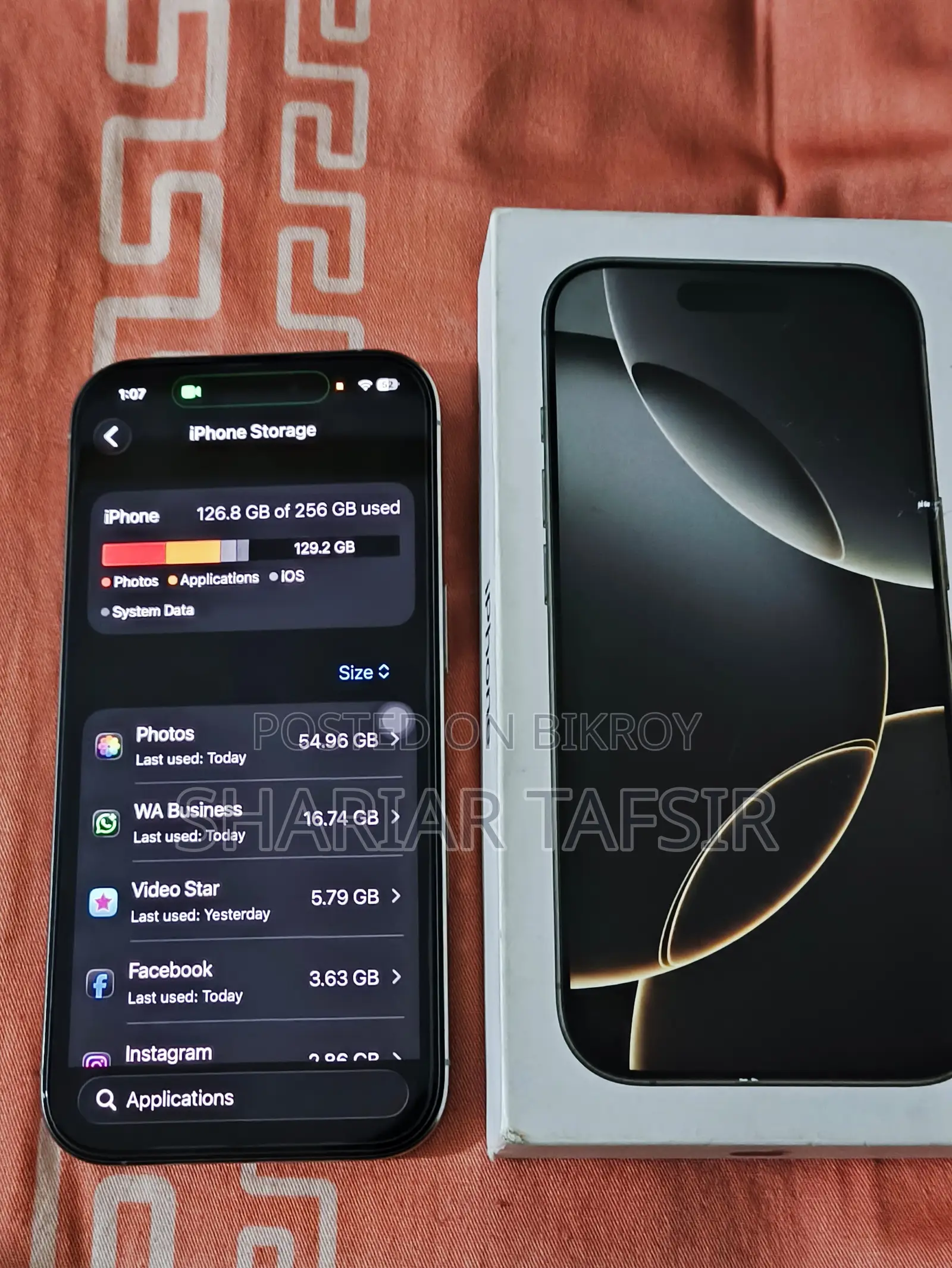 Apple iPhone 16 Pro 256 GB Silver