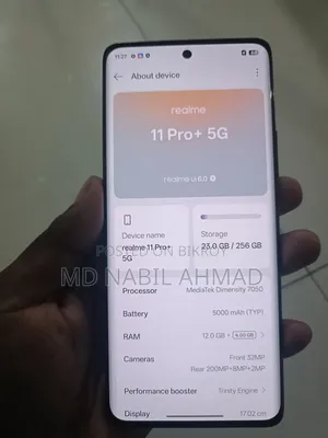 Realme 11 Pro+ 256 GB Gold