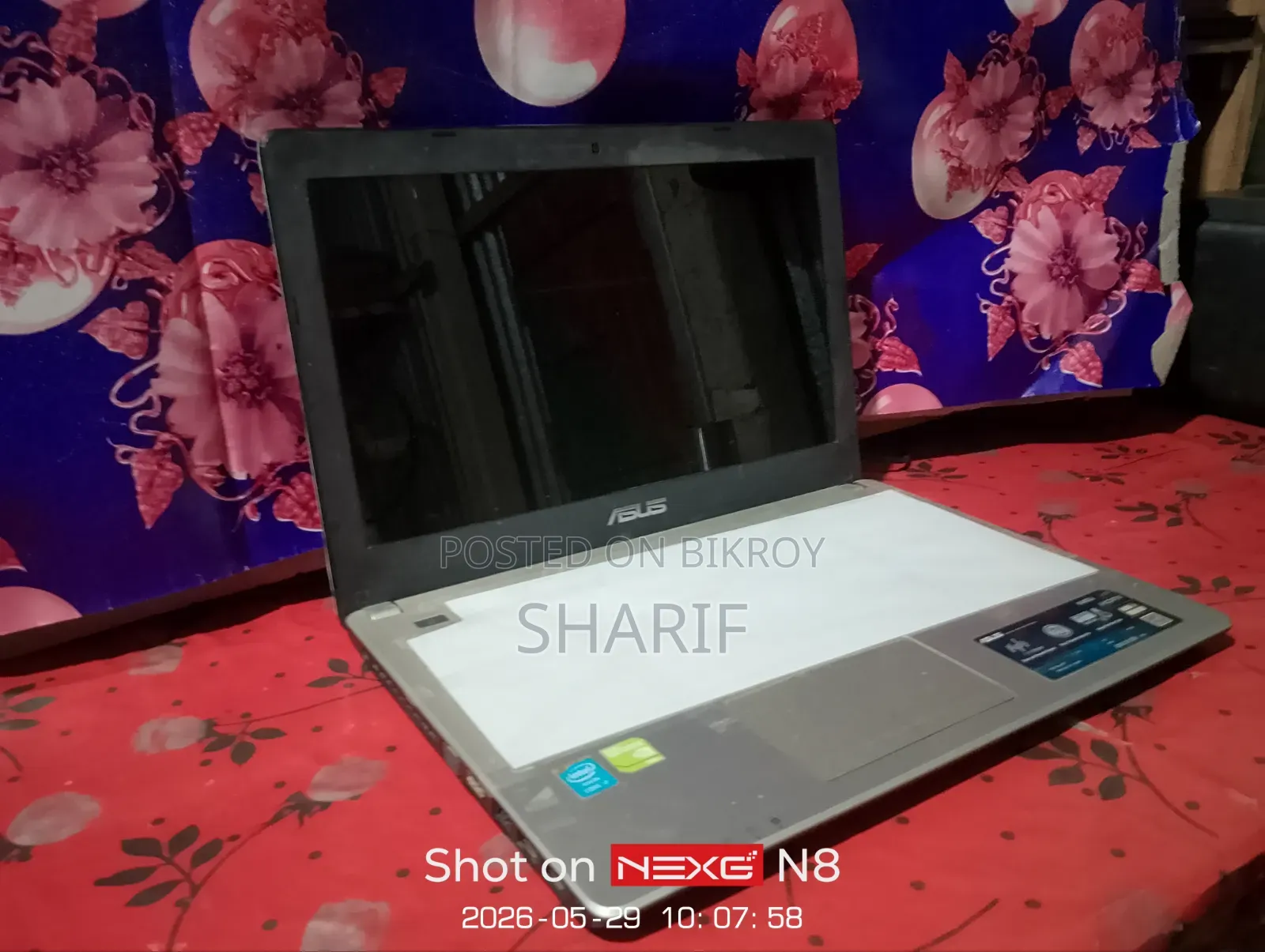 Laptop Asus 8GB Intel Core I7 HDD+SSD 750GB