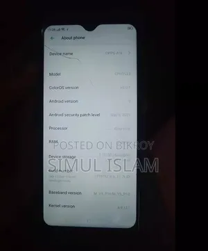 Oppo A1k 32 GB Black