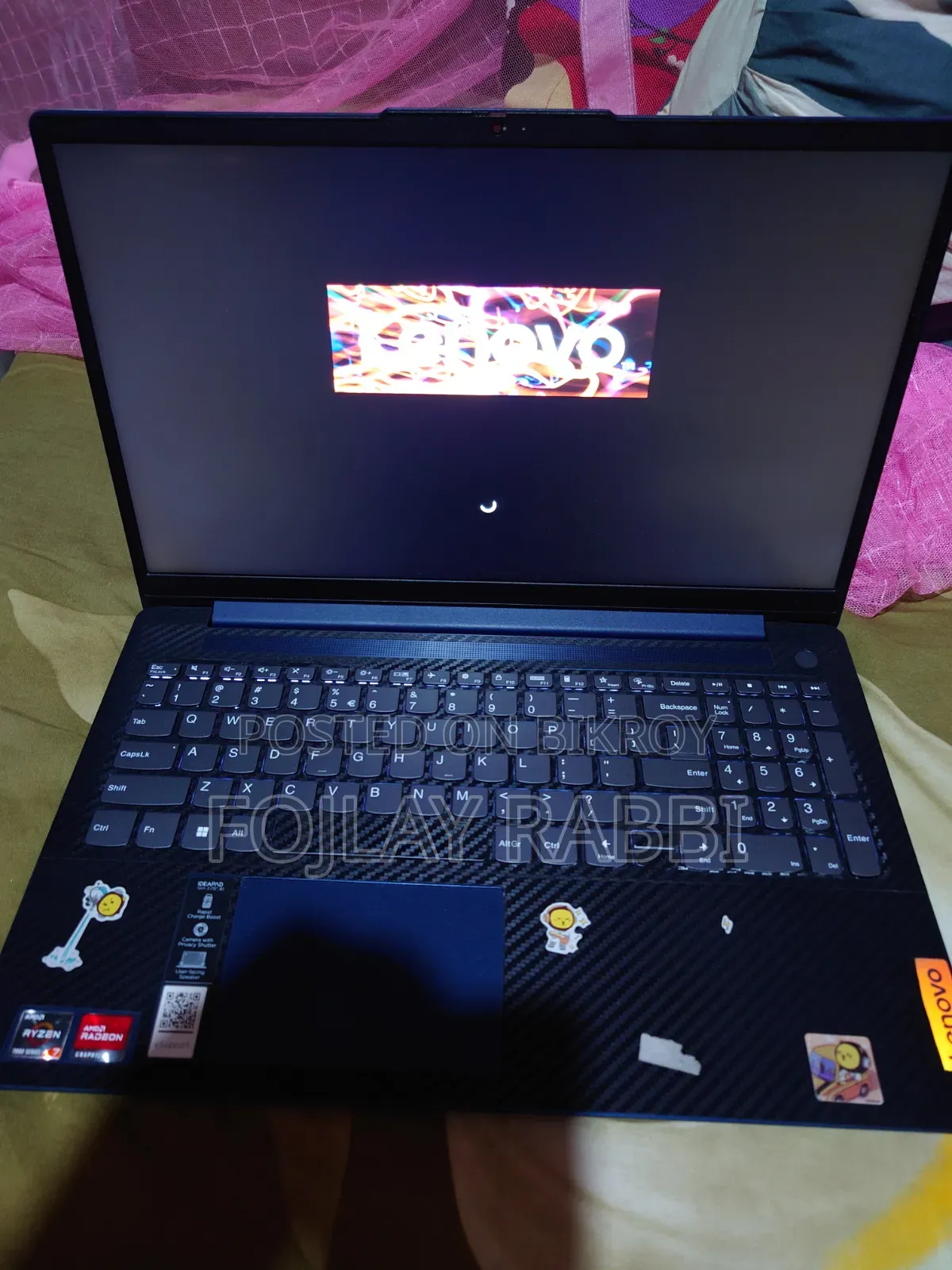 Laptop Lenovo Ideapad 3 8GB AMD Ryzen 7 SSD 512GB