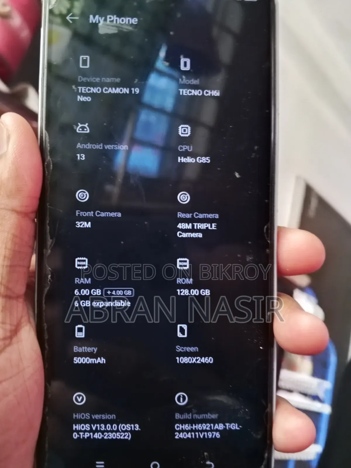 Tecno Camon 19 Neo 128 GB Black