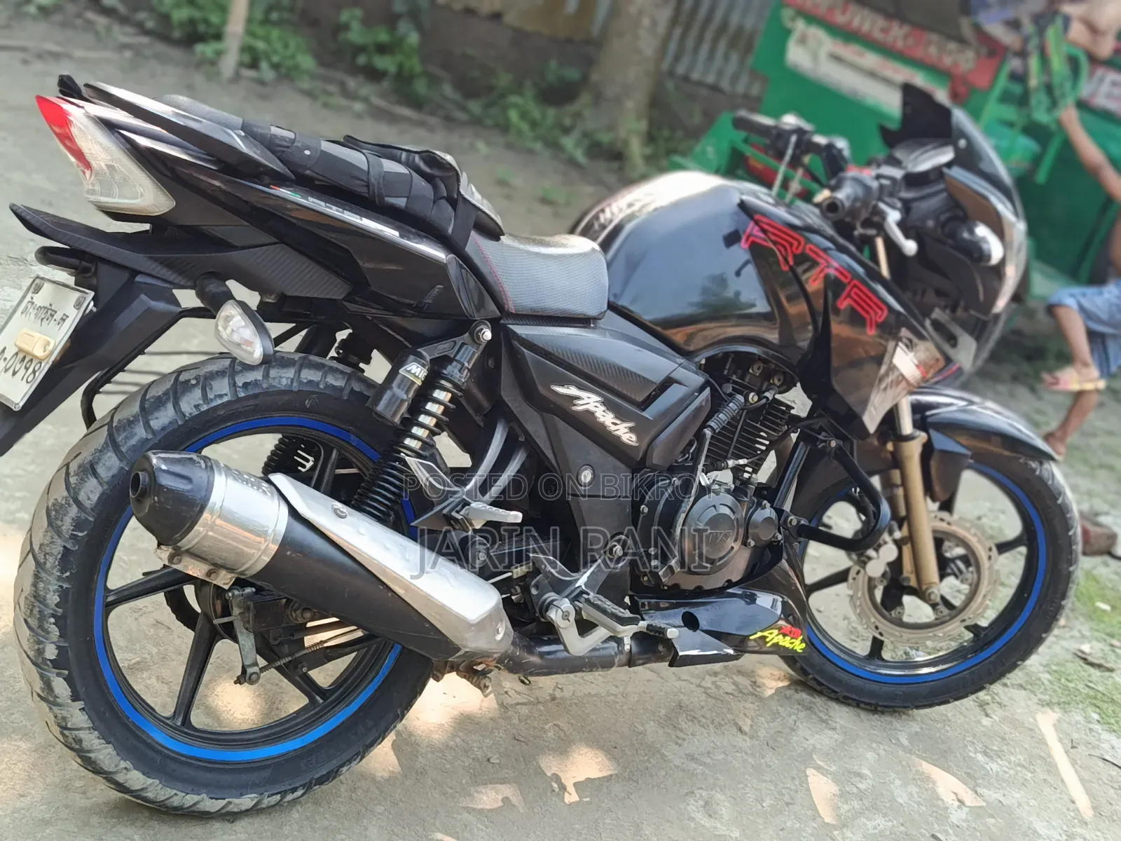 TVS Apache RTR 160 2V ABS 2024 Black