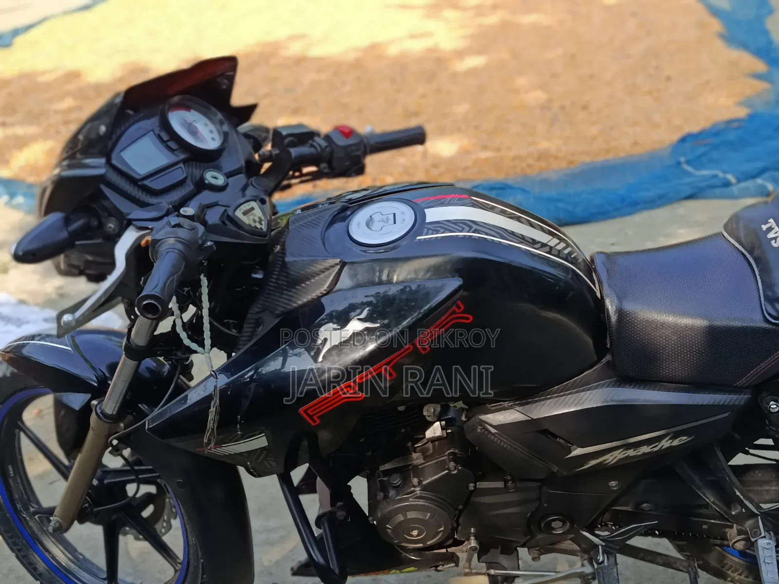 TVS Apache RTR 160 2V ABS 2024 Black