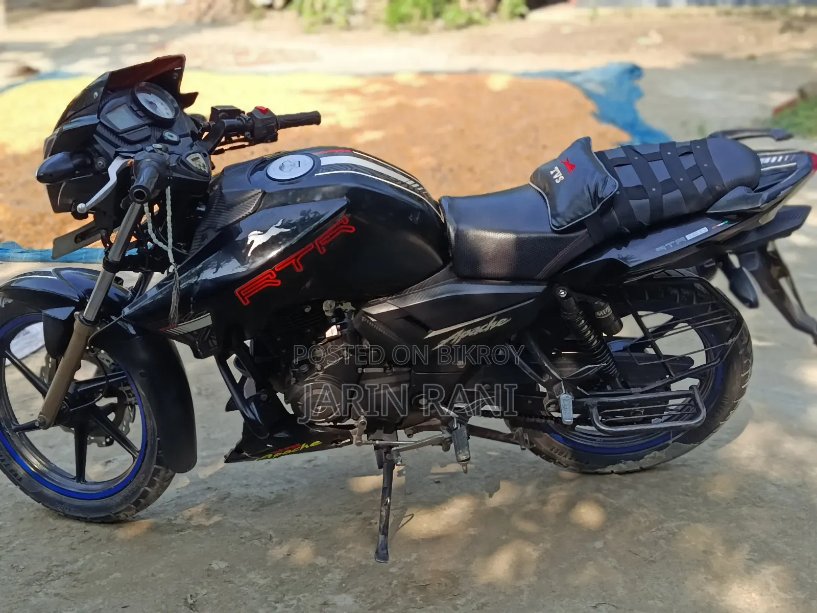 TVS Apache RTR 160 2V ABS 2024 Black