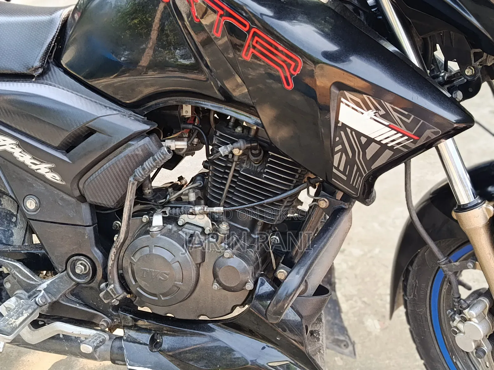 TVS Apache RTR 160 2V ABS 2024 Black