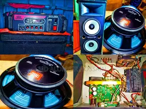 JBL Double 12-inch Speaker Box and Powerful Amplifier Full Setup