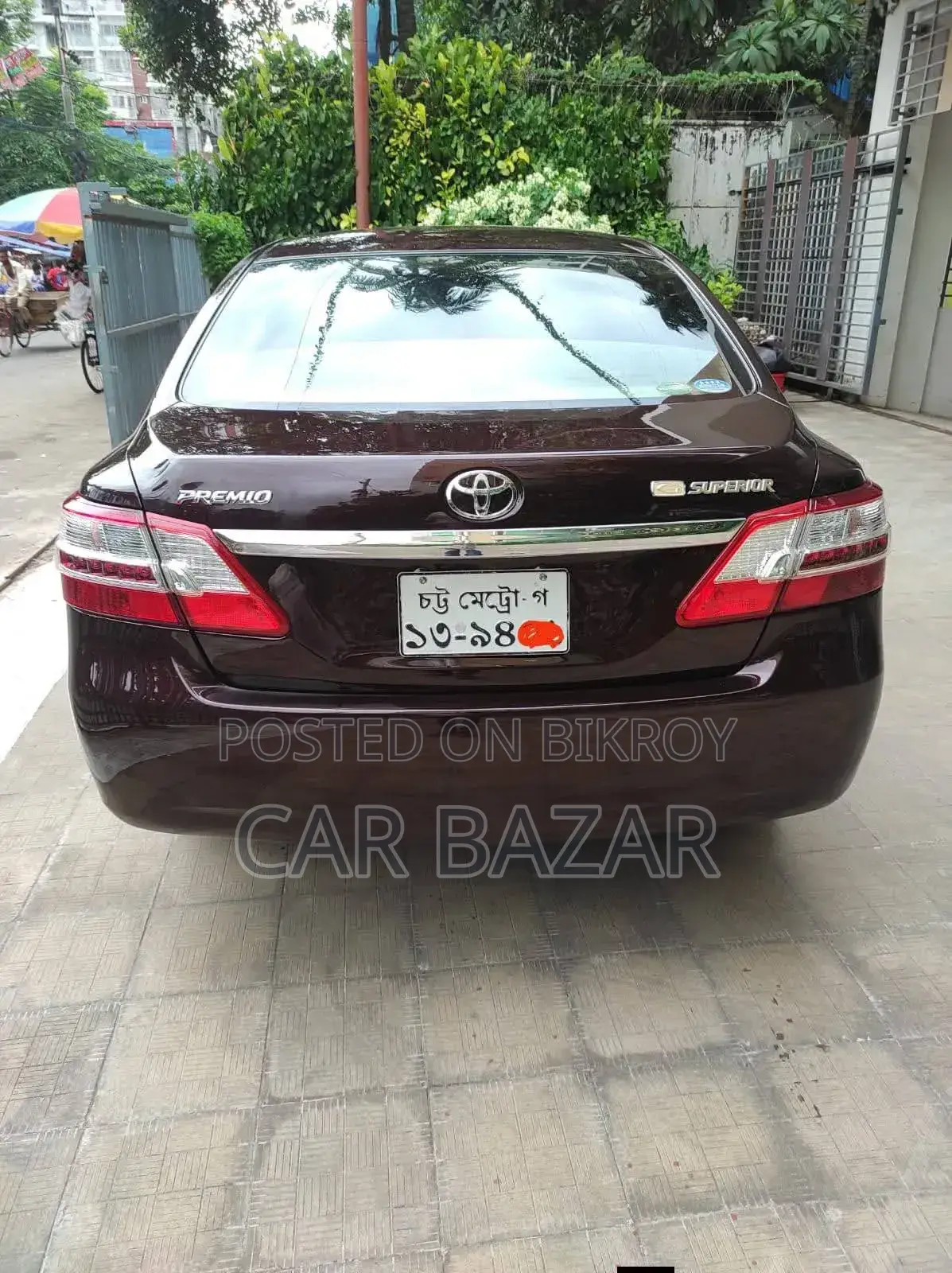 Toyota Premio 1.5 Front-Wheel Drive 2015 Maroon