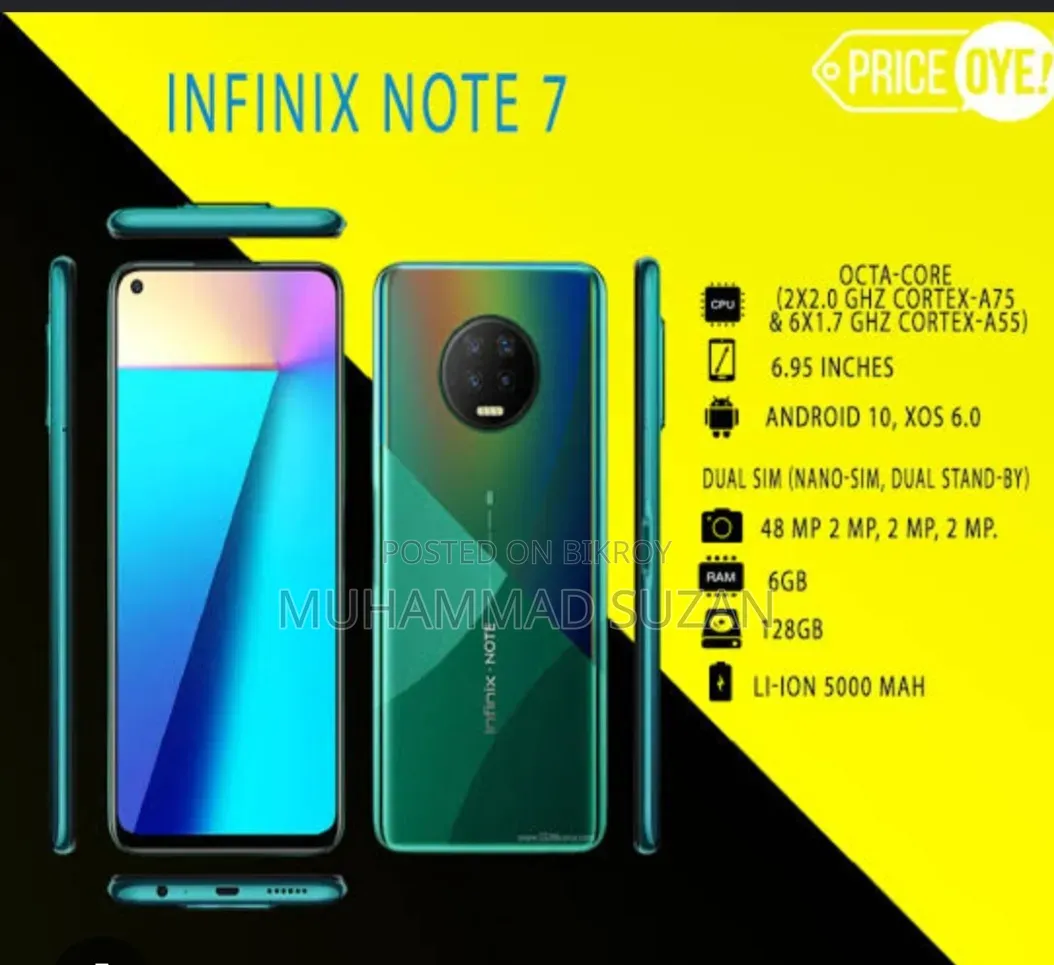 Infinix Note 7 128 GB Green