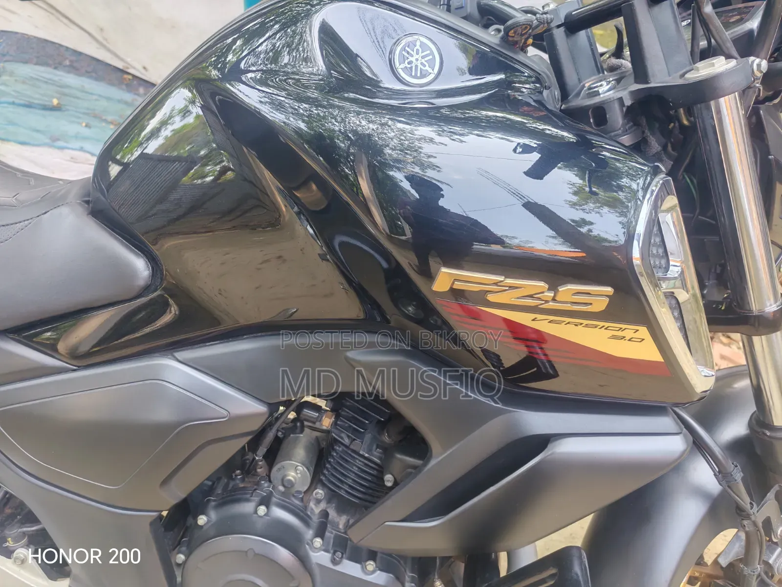 Yamaha FZ 2024 Black