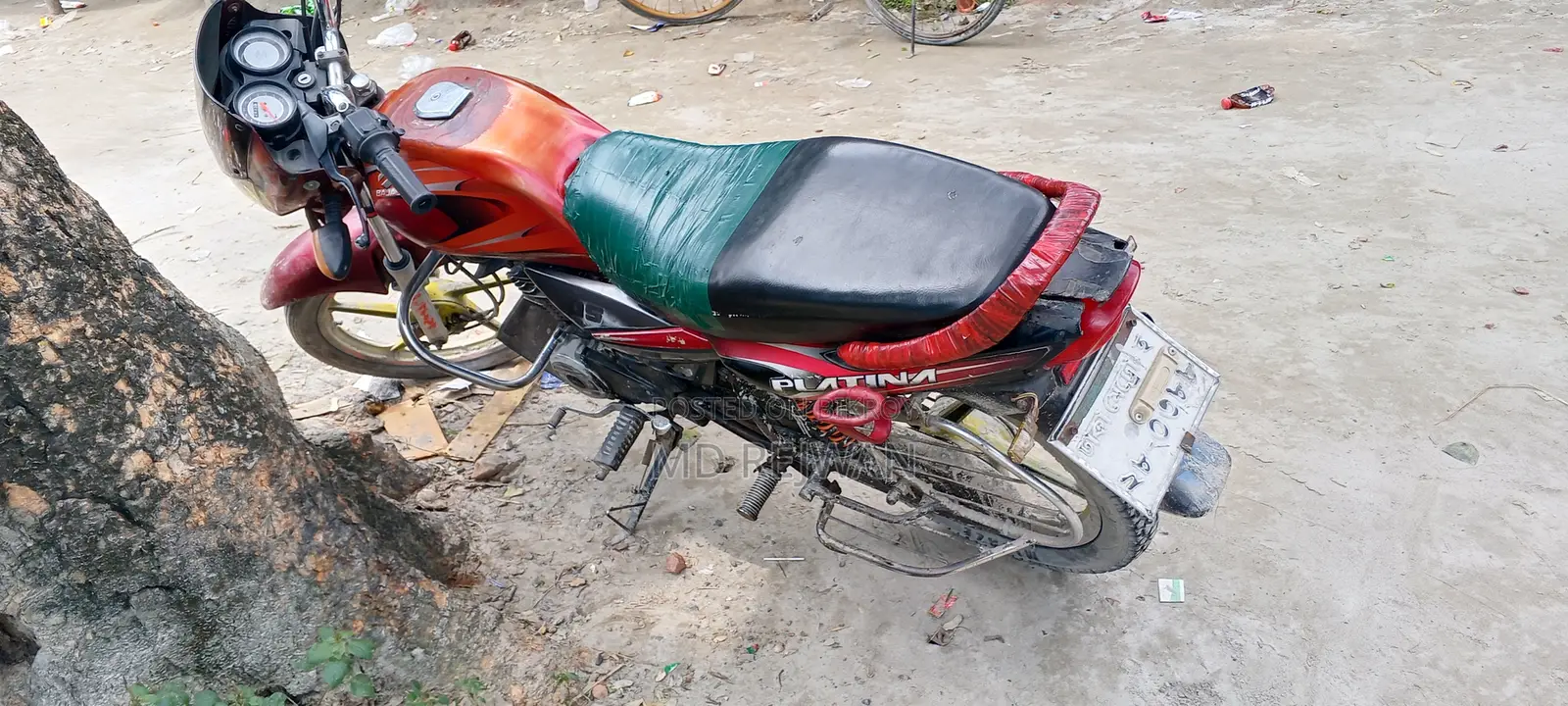 Bajaj Platina 100 2016 Red