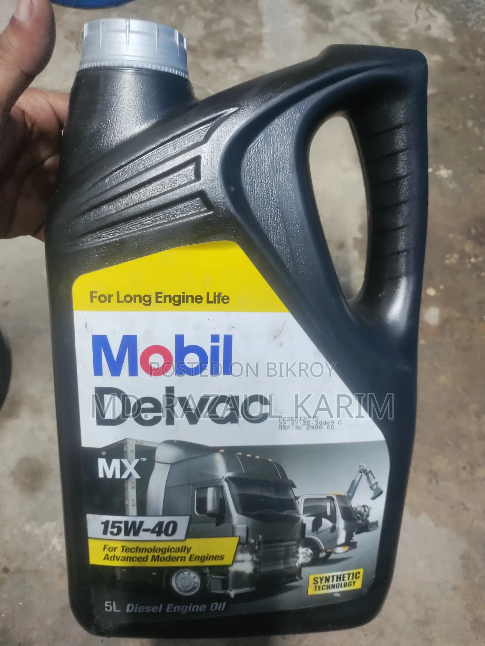 Mobil Delvac Mx 15w-40 Engine Oil