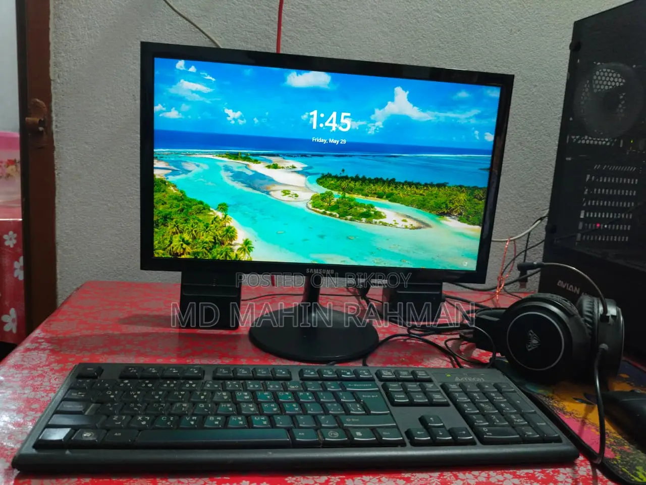 নতুন ডেস্কটপ কম্পিউটার গিগাবাইট GB-BKi7HT2-7500 ১৬জিবি এএমডি এইচডিডি+এসএসডি ১টিবি