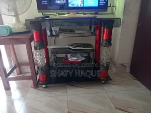 Tv Table, Tempered Glass