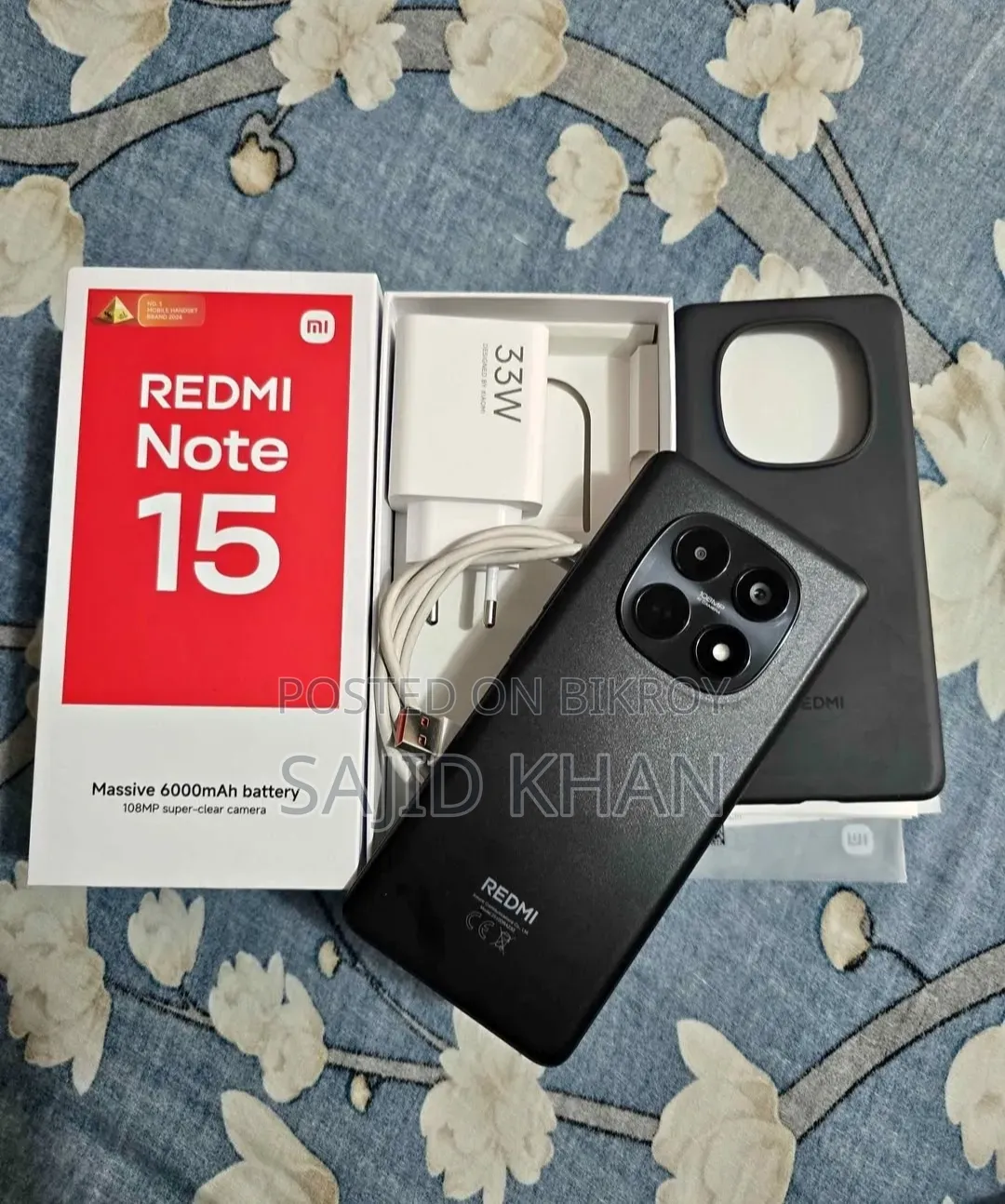 New Xiaomi Redmi Note 15 256 GB Black