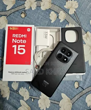 New Xiaomi Redmi Note 15 256 GB Black