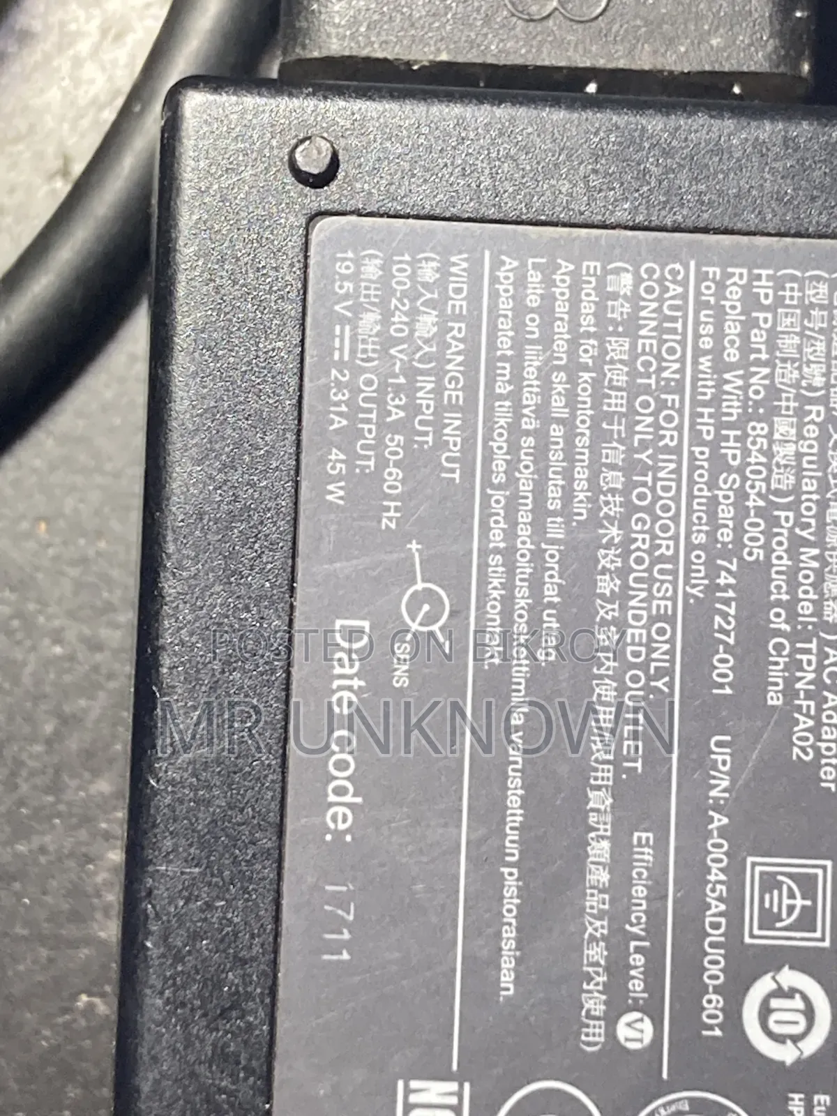 Hp Laptop Original Charger