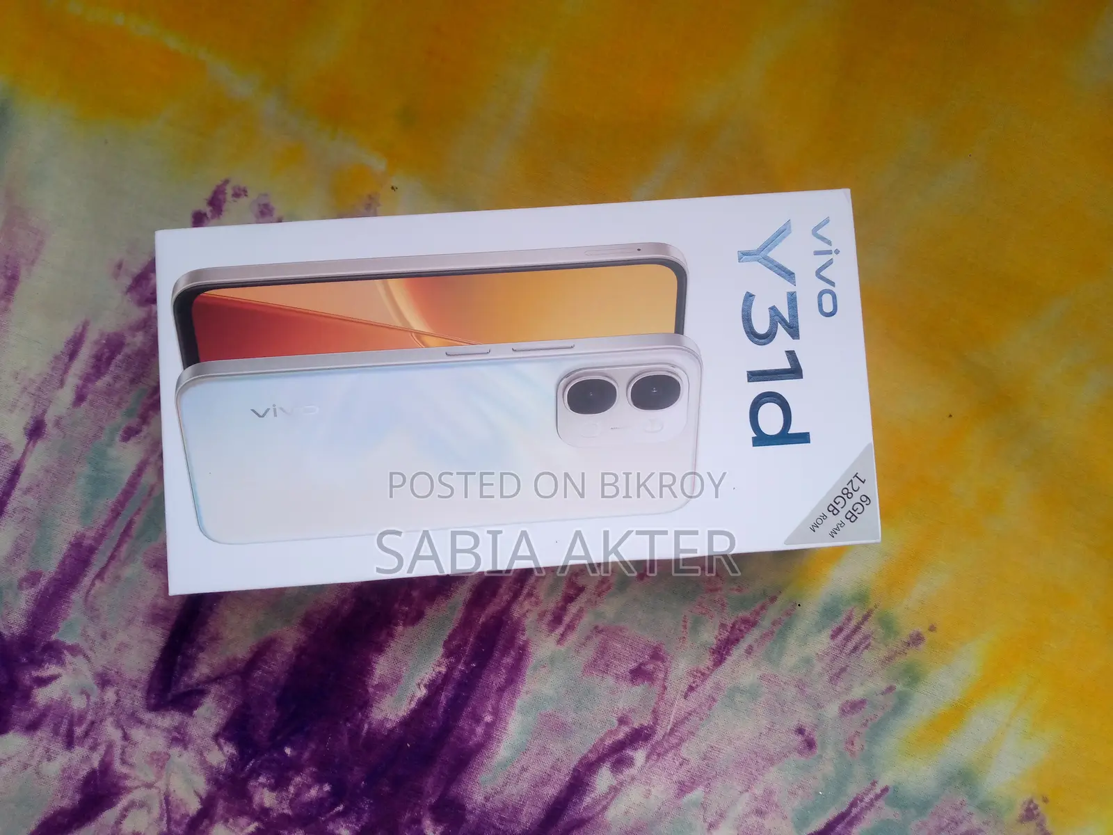 New Vivo Y31d 128 GB Black